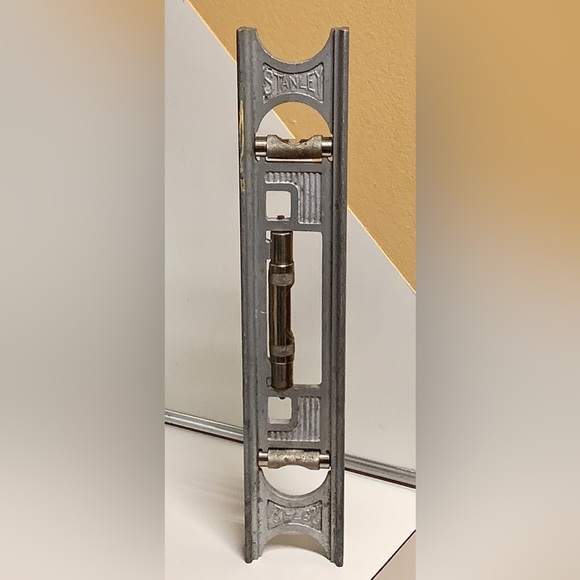 1920s Vintage STANLEY Sweetheart Logo 237-12” 3 Bubble Plumb Spirit Level - Picture 1 of 16